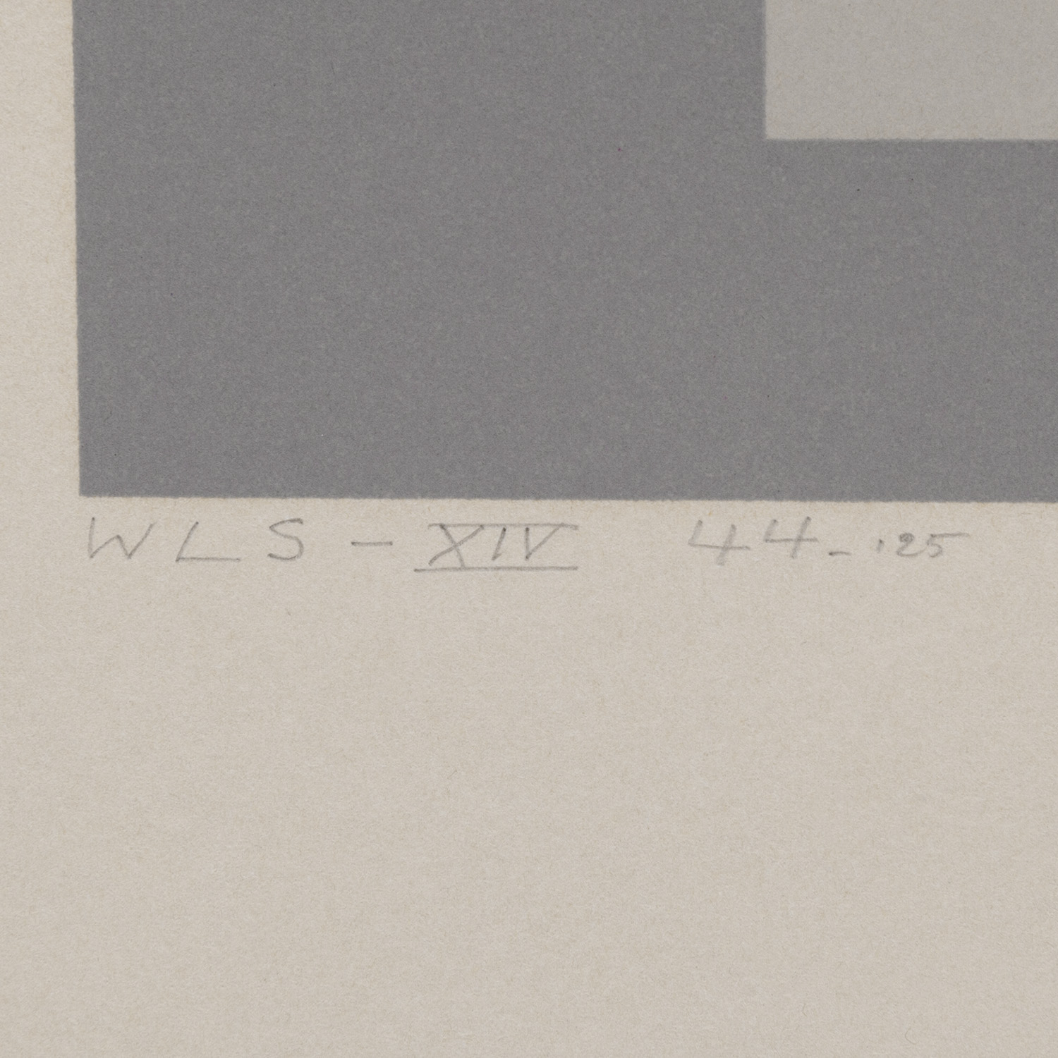 WLS XIV, from White Line Squares (Series II) - 1966