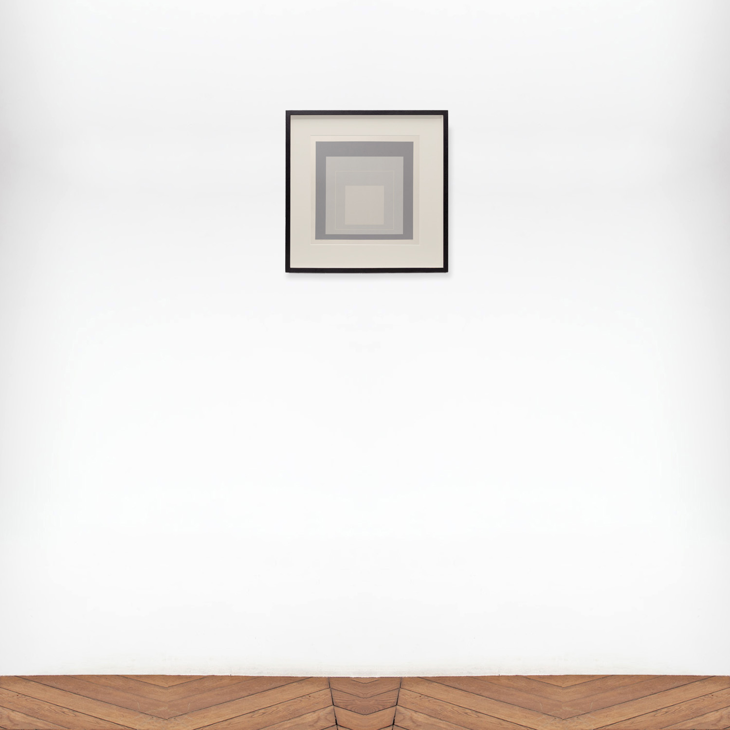 WLS XIV, from White Line Squares (Series II) - 1966 - Detail D4