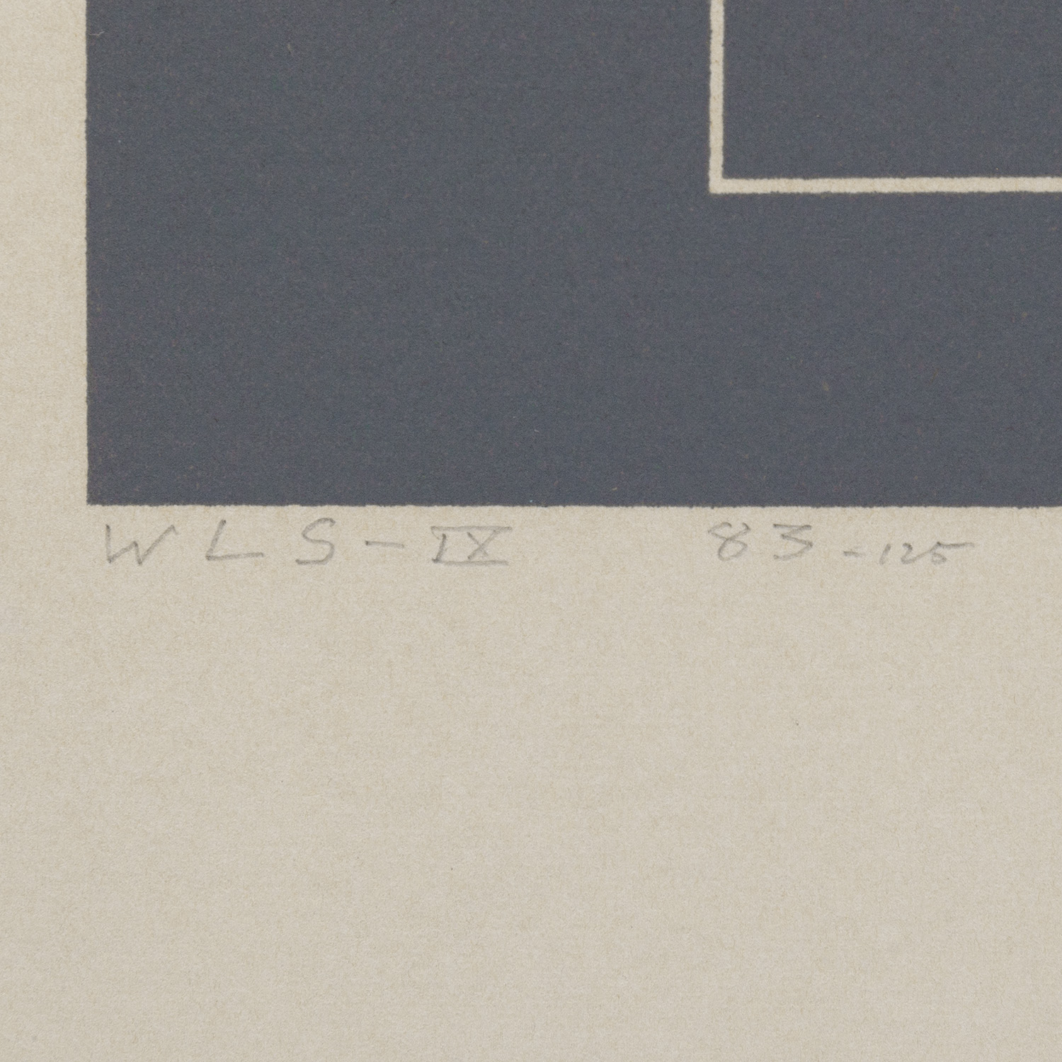 Josef Albers (1888-1976), WLS IX, from White Line Squares (Series II) - 1966 - Detail D2