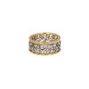 Bague Buccellati Eternelle Ramage en or jaune, or blanc et diamants - 360 thumbnail