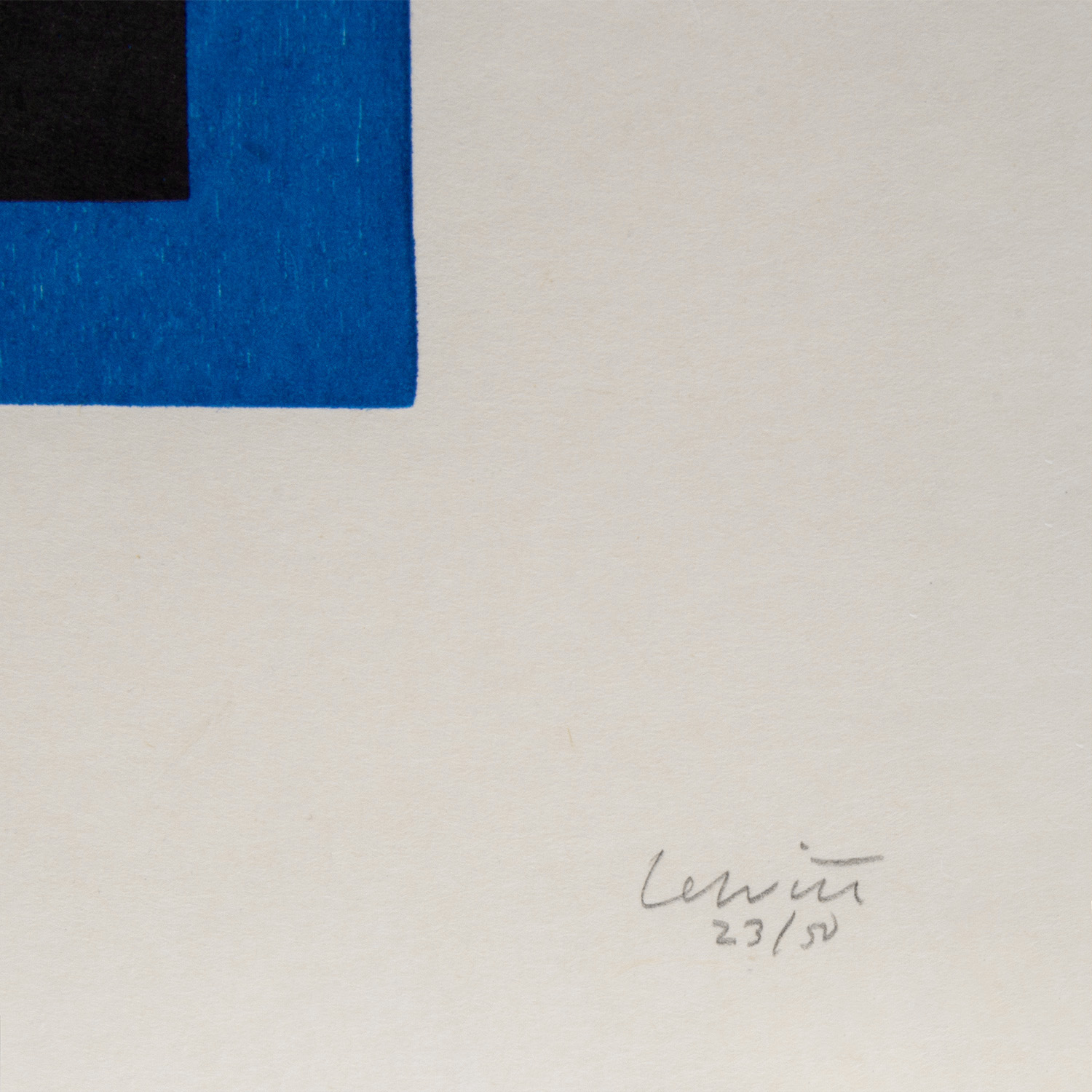 Sol Lewitt (1928-2007), Bands of Color in Four Directions (Vertical) - 1995 - Detail D6
