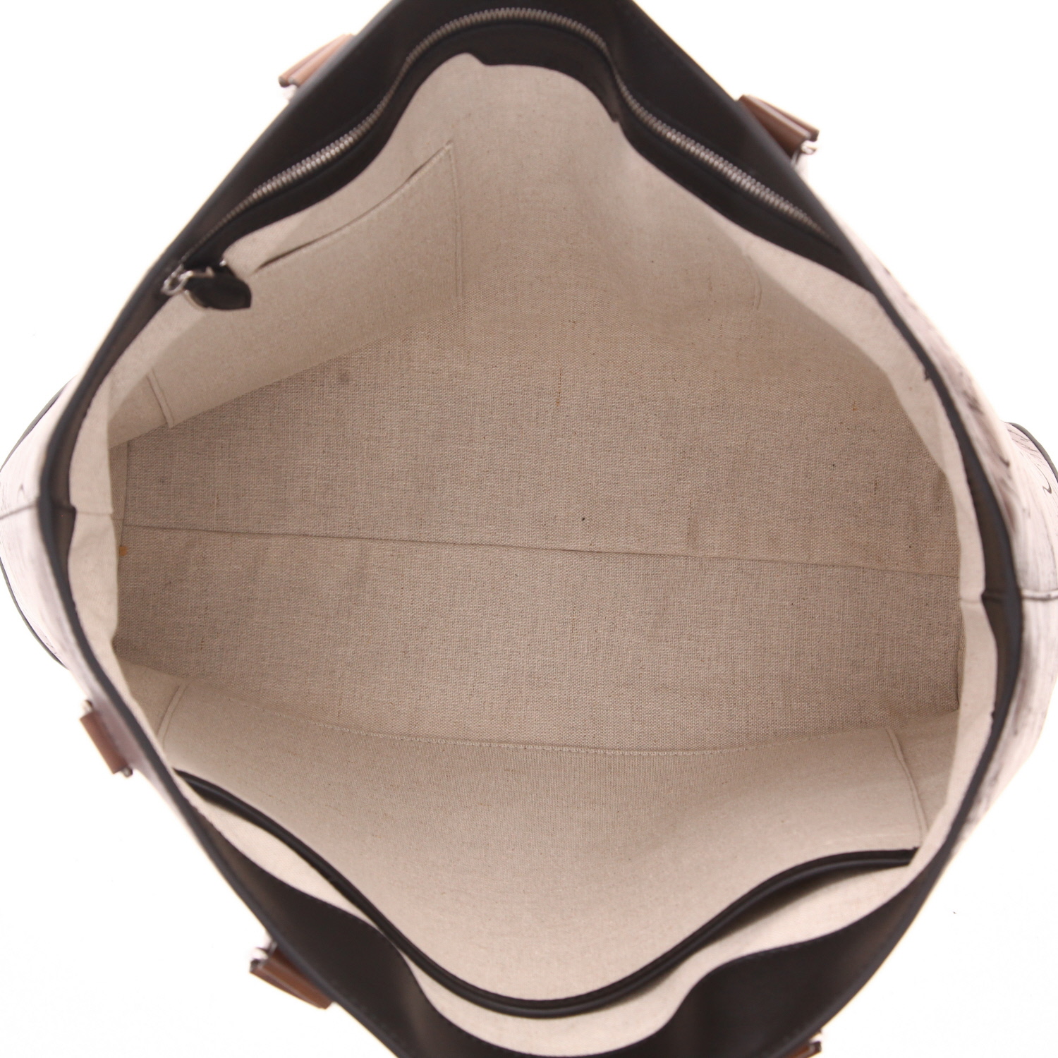 Berluti  Toujours shopping bag  in brown leather - Detail D3