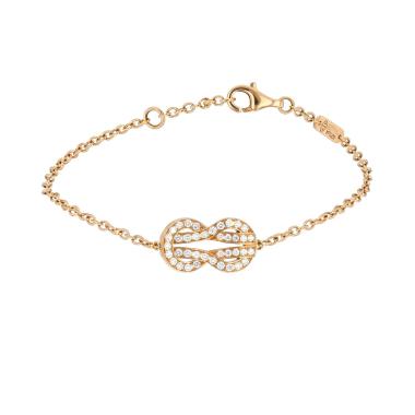 Fred Chance Infinie bracelet in pink gold, diamonds and lacquer Fred Chance Infinie bracelet in pink gold, diamonds and lacquer