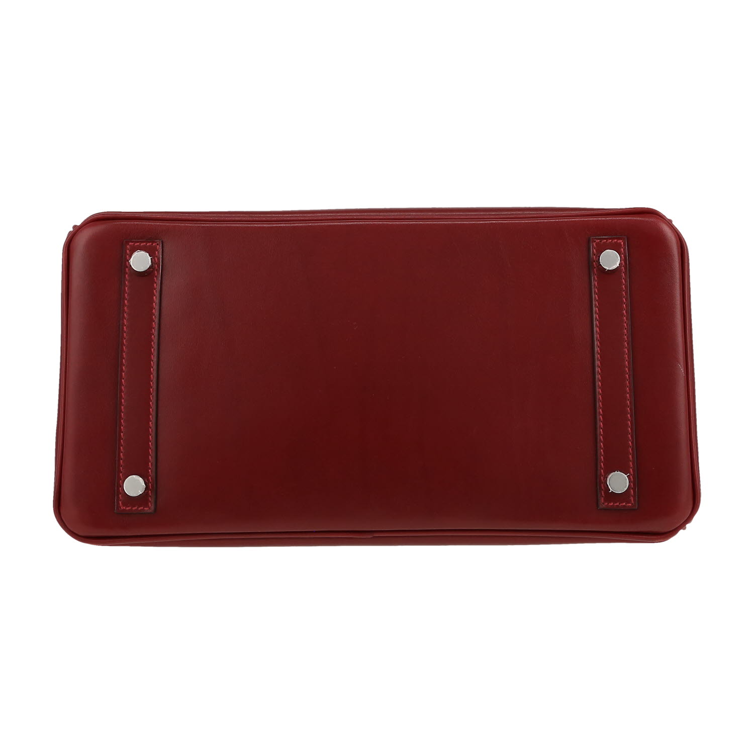 Borsa Hermès  Birkin 30 cm in pelle box rosso H - Detail D1