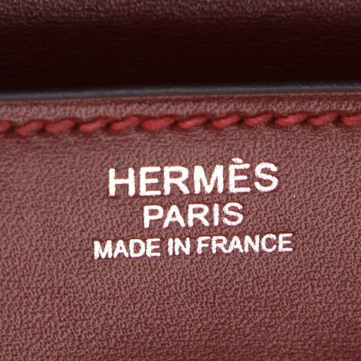 Bolso de mano Hermès  Birkin 30 cm en cuero box rojo H - Detail D2