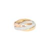 Cartier Trinity small model ring in 3 golds and diamonds - 00pp thumbnail