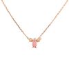 Collier Chaumet Attrape Moi Si Tu M'Aimes en or rose, diamants et opale rose - 00pp thumbnail