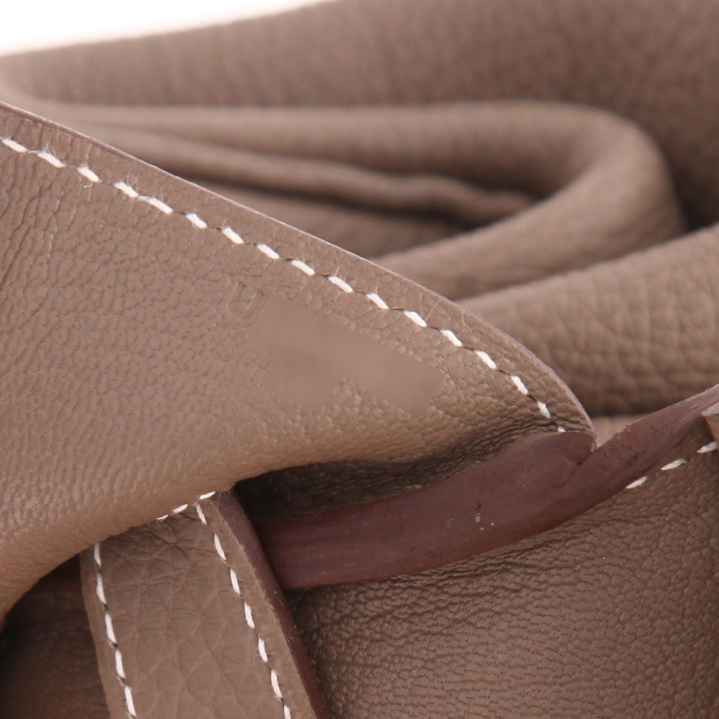 Borsa Hermès  Birkin 35 cm in pelle togo etoupe - Detail D4