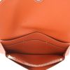 Hermès  Dogon wallet  in orange leather taurillon clémence - Detail D3 thumbnail