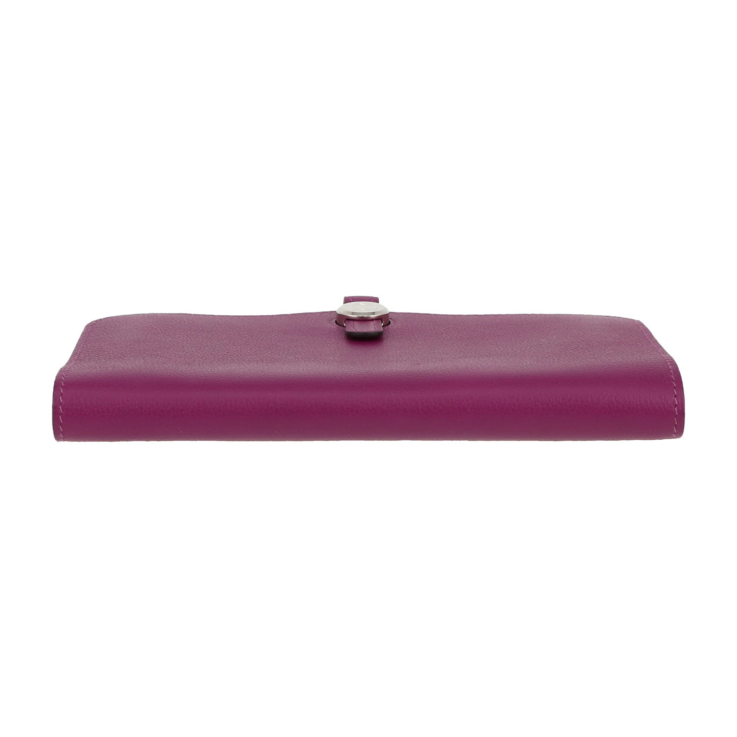 Portefeuille Hermès  Dogon en cuir Swift violet Anemone - Detail D1
