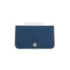 Hermès  Dogon wallet  in blue togo leather - 360 thumbnail