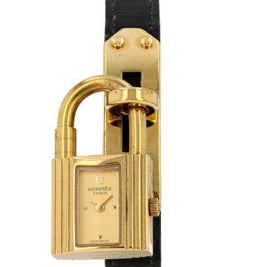 Reloj Hermès Montre Kelly de oro chapado Ref: Hermès - KE1.201  Circa 1990