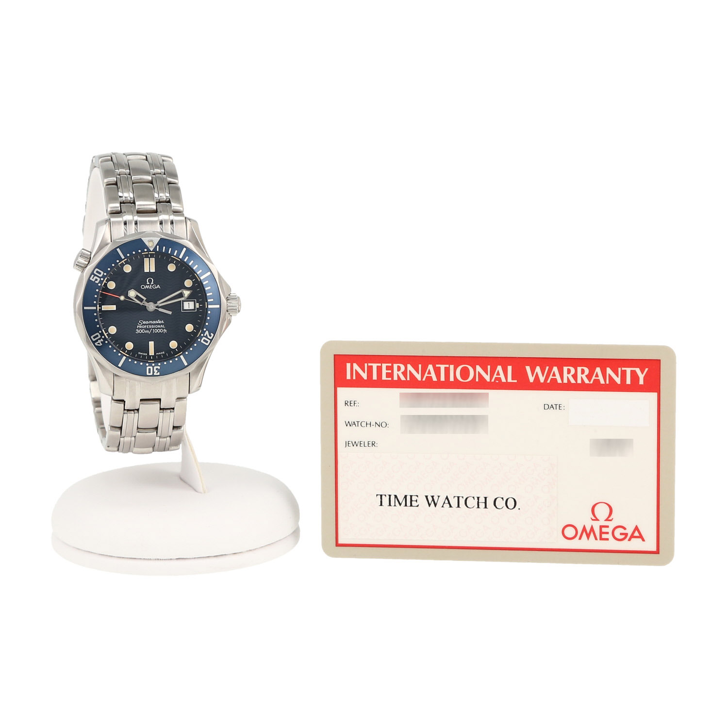 Montre Omega Seamaster 300 M en acier Ref: Omega - 1961502  Vers 1990 - Detail D2