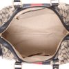 Bolso de mano Gucci   en tejido "sûpreme GG" beige y azul y cuero azul - Detail D3 thumbnail