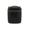 Chanel  Vanity vanity case  in black leather - 360 thumbnail