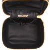 Chanel  Vanity vanity case  in black leather - Detail D3 thumbnail