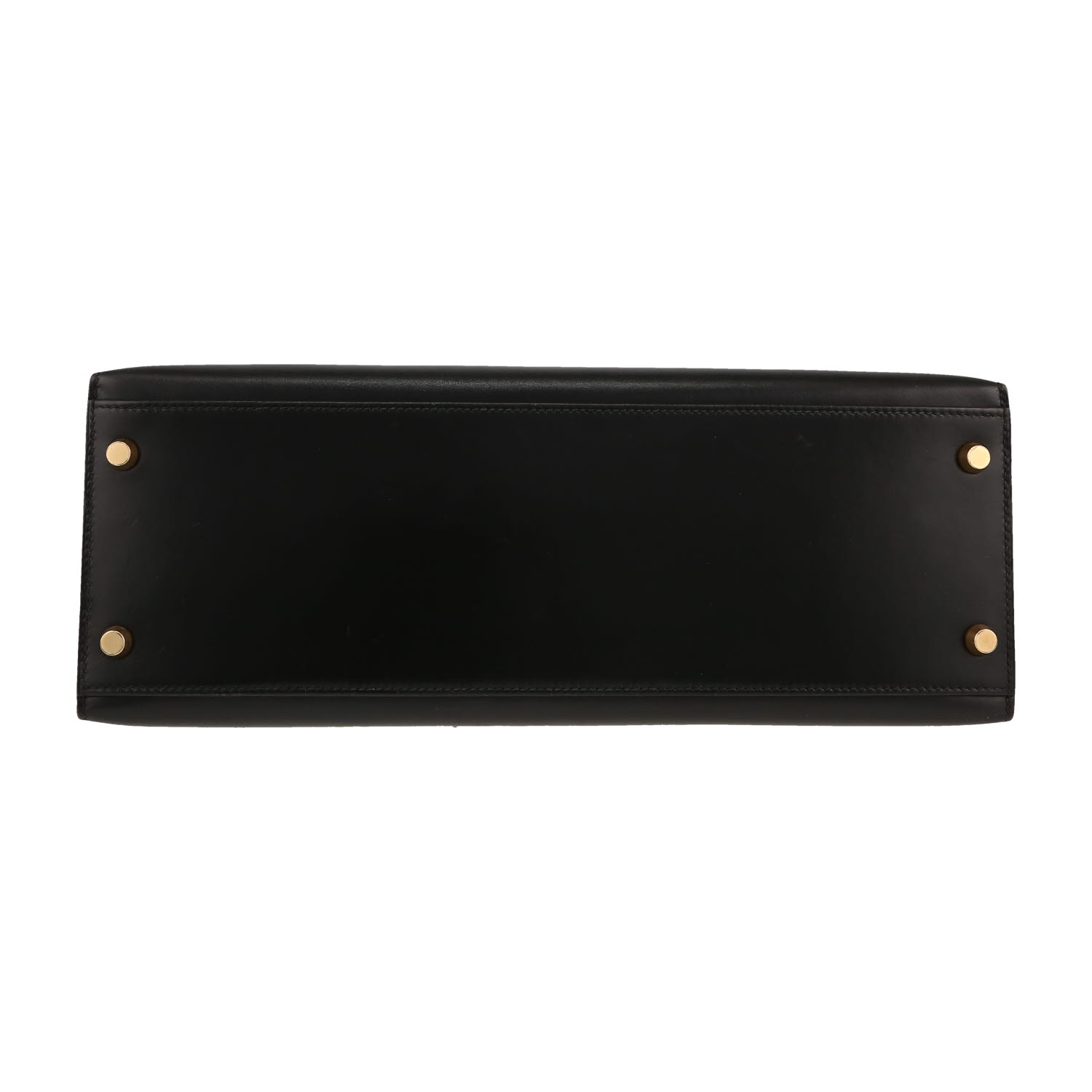 Hermès  Kelly 32 cm handbag  in black box leather - Detail D1