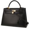 Bolso de mano Hermès  Kelly 32 cm en cuero box negro - 00pp thumbnail