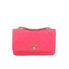 Chanel  Wallet on Chain shoulder bag  in pink quilted leather - 360 thumbnail