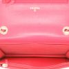 Chanel  Wallet on Chain shoulder bag  in pink quilted leather - Detail D3 thumbnail