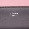 Bolso de mano Celine  Frame en cuero rosa y gris - Detail D2 thumbnail