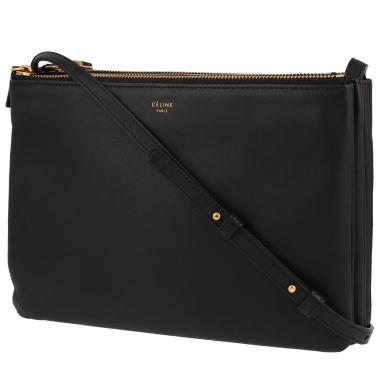 Bolso bandolera Celine  Trio en cuero negro