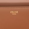 Borsa a tracolla Celine  Triomphe Teen in pelle marrone - Detail D2 thumbnail