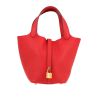 Bolso de mano Hermès  Picotin Lock en cuero togo Rouge de Coeur - 360 thumbnail