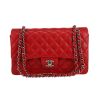 Bolso de mano Chanel  Timeless en cuero acolchado rojo - 360 thumbnail