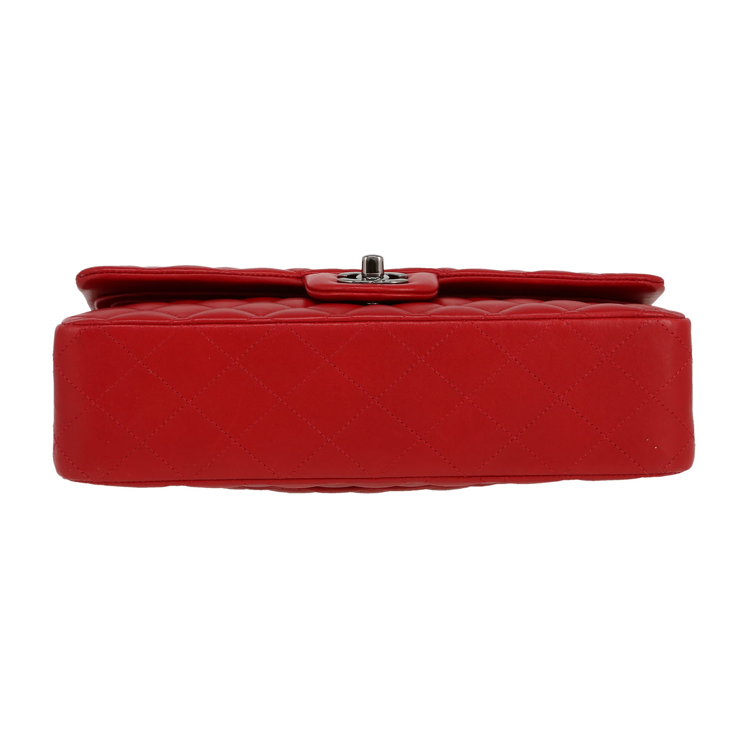 Sac à main Chanel  Timeless en cuir matelassé rouge - Detail D1