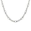 Hermès Audierne long necklace in silver - 00pp thumbnail