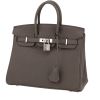 Borsa Hermès  Birkin 25 cm in pelle togo grigia stagna - 00pp thumbnail