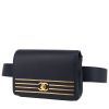 Chanel   clutch-belt  in dark blue leather - 00pp thumbnail