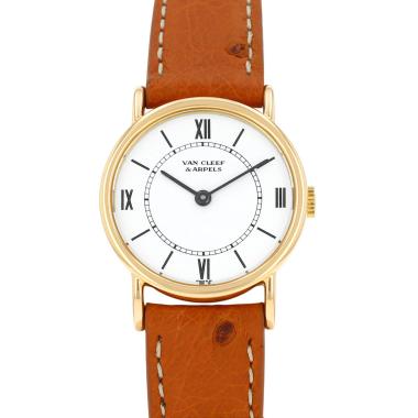 Reloj Van Cleef 
Arpels La Collection de oro amarillo Ref: Van Cleef 
Arpels - 36653  Circa 1990
