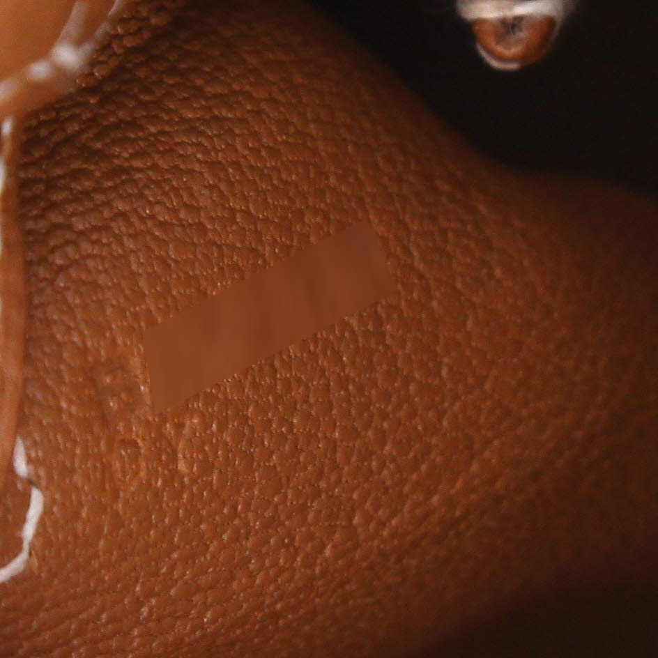 Borsa Hermès  Kelly 25 cm in pelle togo gold - Detail D4