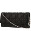 Bolso de mano Dior  Wallet on Chain en cuero cannage negro - 00pp thumbnail