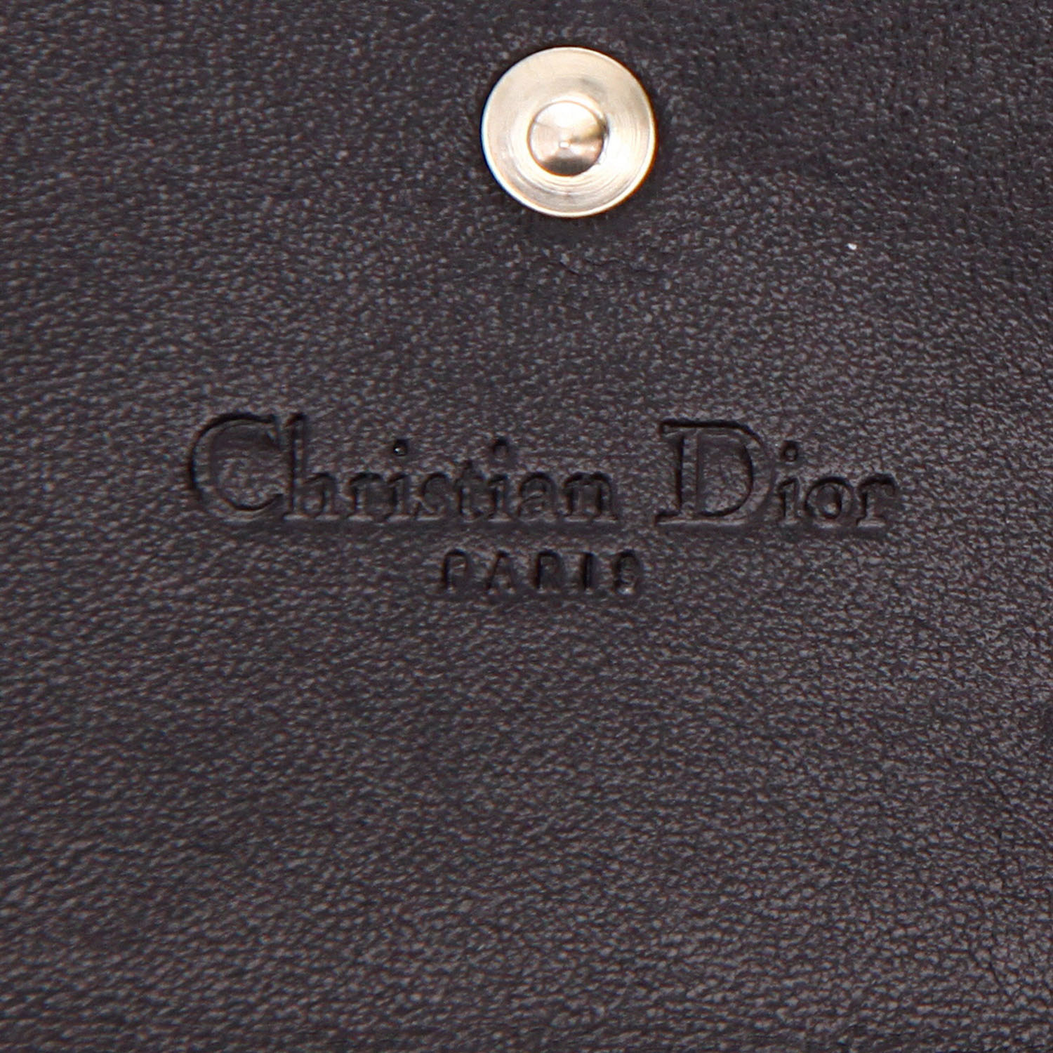 Sac à main Dior  Wallet on Chain en cuir cannage noir - Detail D2