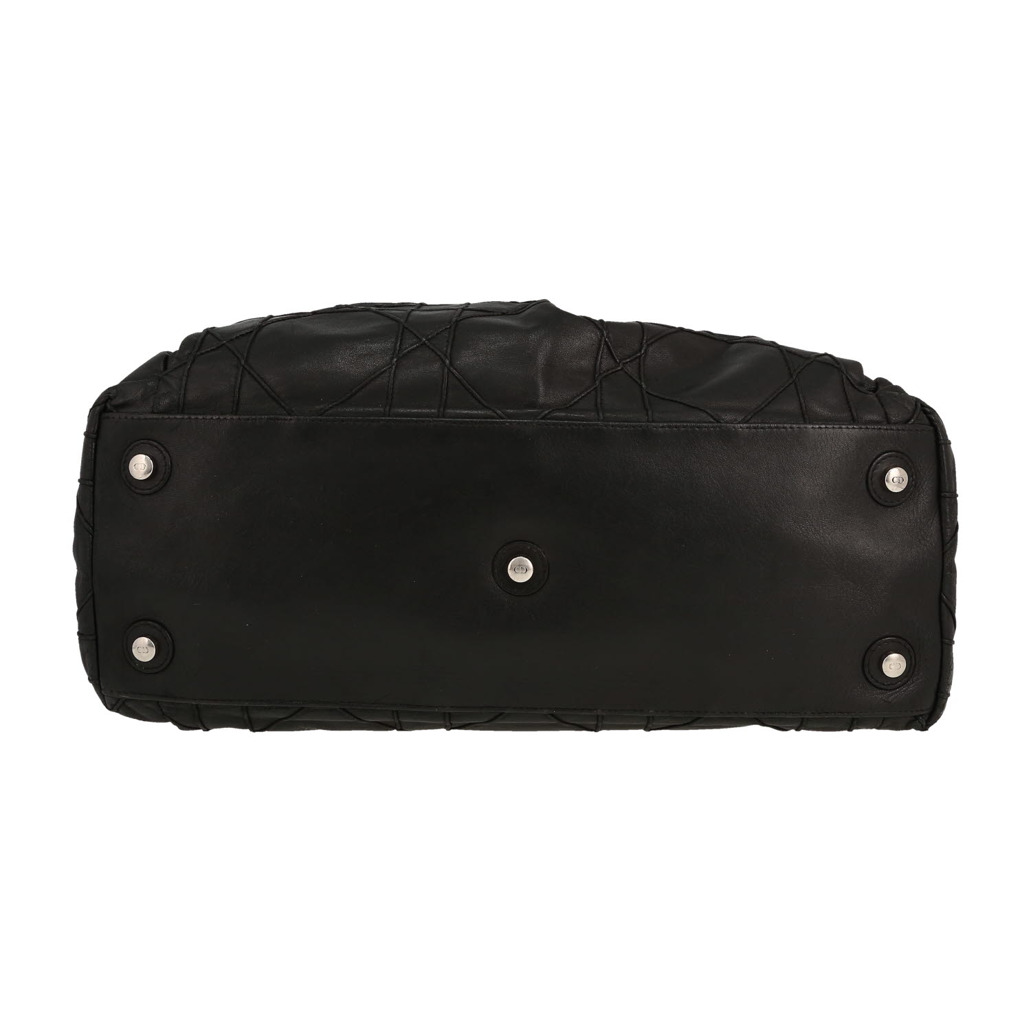 Borsa a spalla Dior  Le 30 in pelle cannage nera - Detail D1