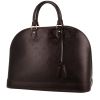 Bolso de mano Louis Vuitton  Alma en charol Monogram color berenjena - 00pp thumbnail