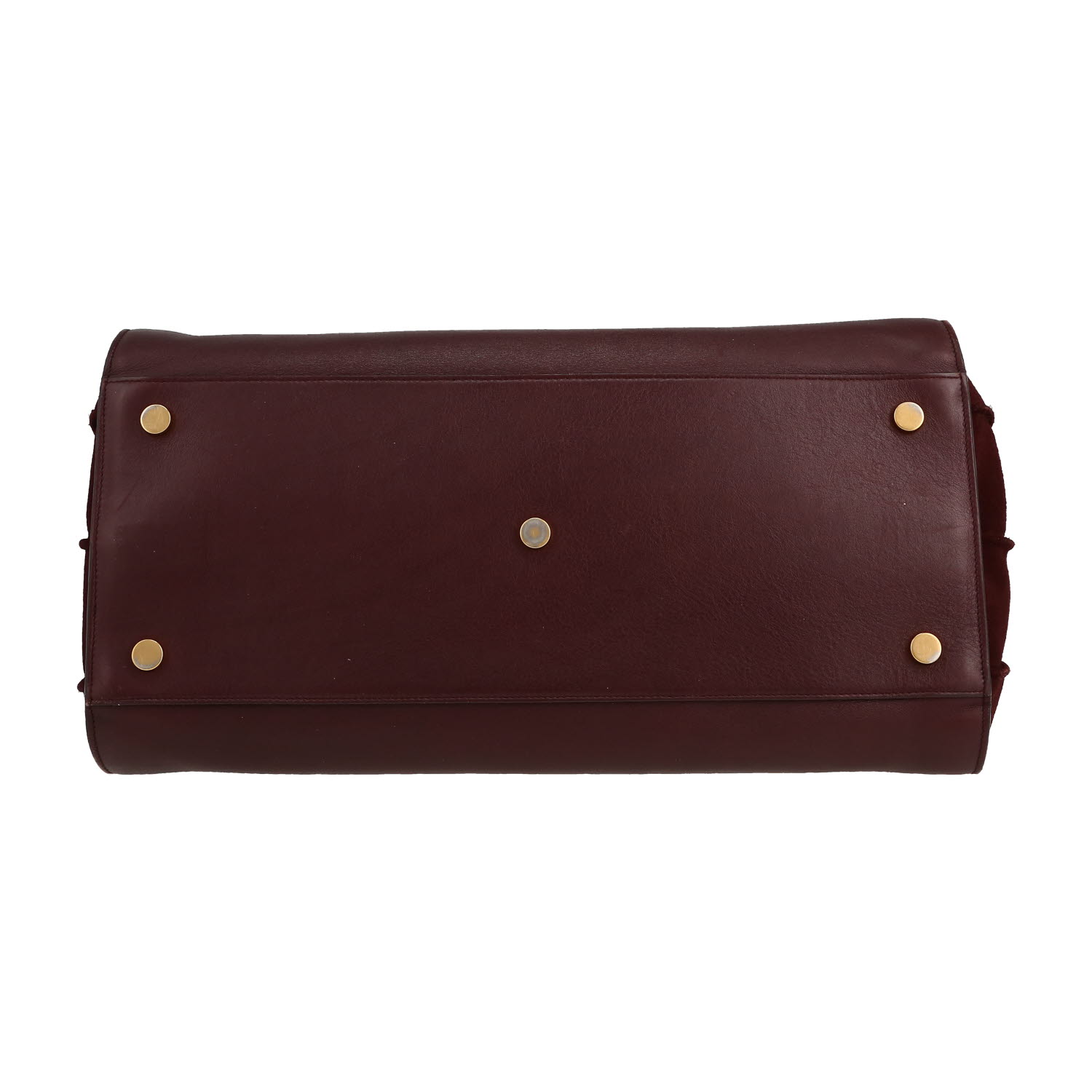 Saint Laurent  Sac de jour large model  handbag  in burgundy leather - Detail D1
