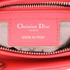 Dior  Lady Dior large model  handbag  in pink leather cannage - Detail D2 thumbnail