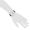 Longines Clous De Paris  in stainless steel Ref: Longines - L2.704.4  Circa 2010 - Detail D1 thumbnail