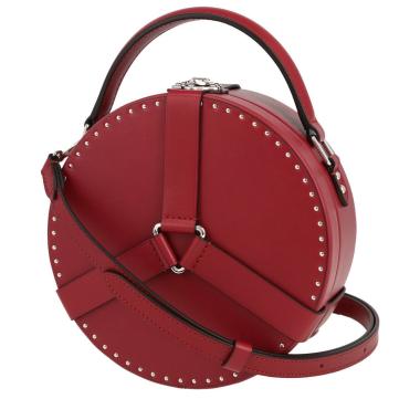 Sac à main Moynat   en cuir rouge