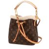 Sac cabas Louis Vuitton  NéoNoé édition Cozygram en toile monogram marron et cuir naturel - 00pp thumbnail