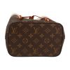 Louis Vuitton  NéoNoé shopping bag  in brown monogram canvas  and natural leather - Detail D1 thumbnail