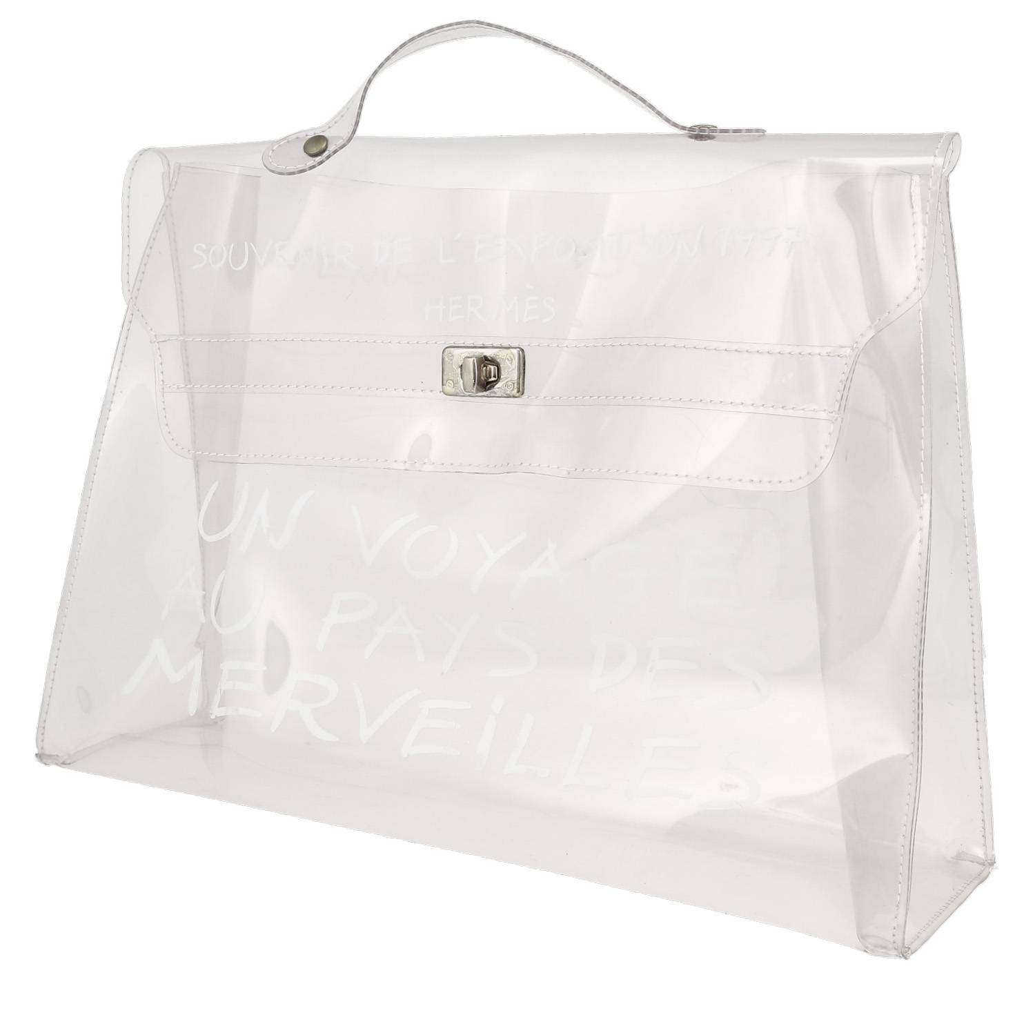 Hermes transparent bag sale