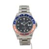 Montre Rolex GMT-Master en acier Ref: Rolex - 16700  Vers 1990 - 360 thumbnail