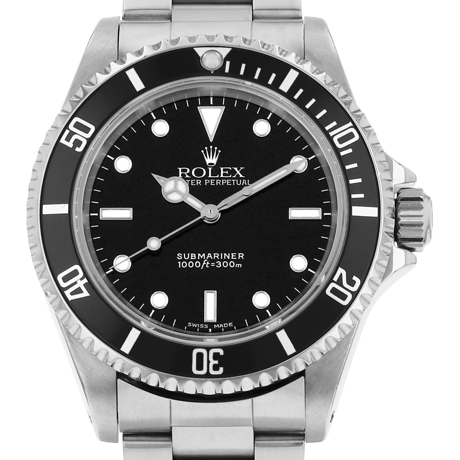 Montre Rolex Submariner en acier Ref: Rolex - 14060M  Vers 2002