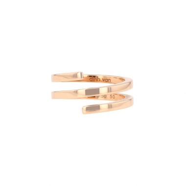 Bague Dinh Van Spirale grand modèle en or rose