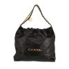 Chanel  22 shopping bag  in black quilted leather - 360 thumbnail